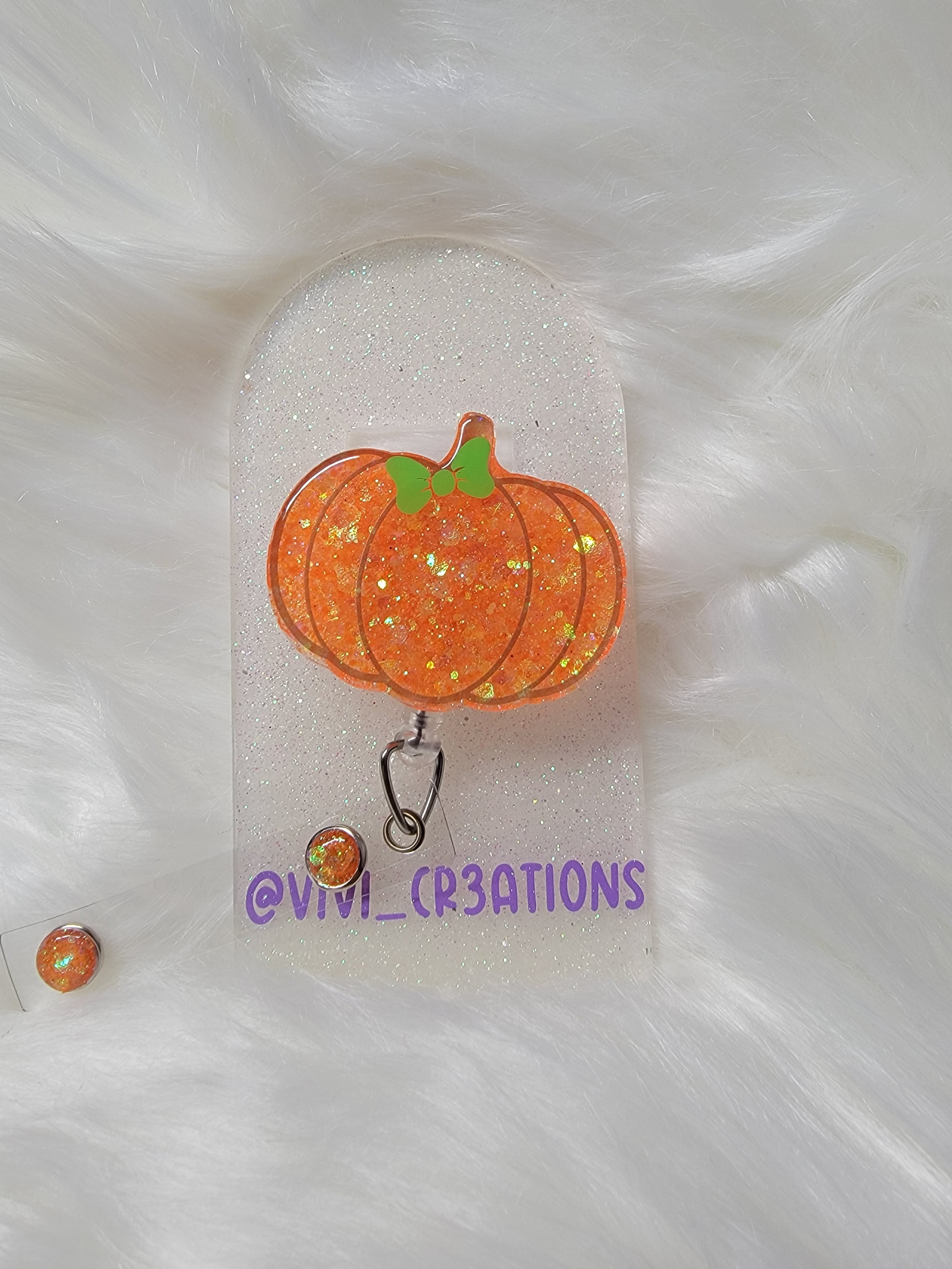 Pumpkin Badge Reel