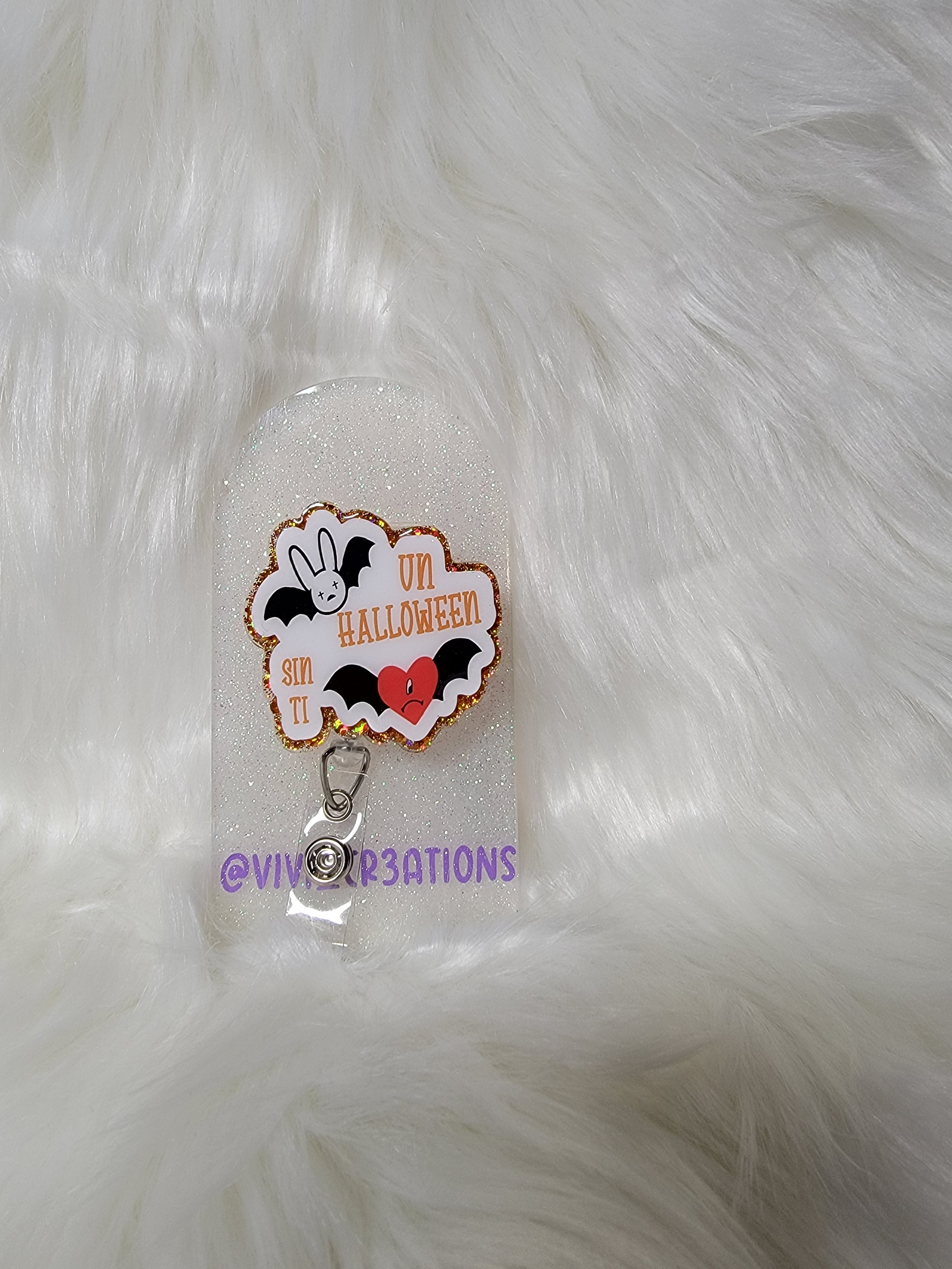 Halloween Bad Bunny Badge Reel